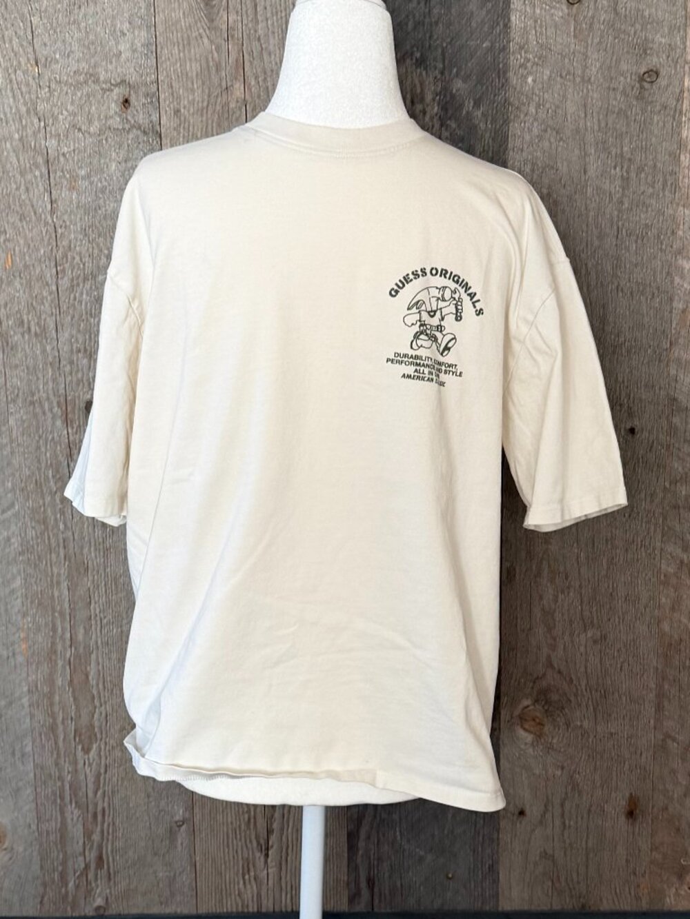 Guess Mens Shirt Size Small Off White